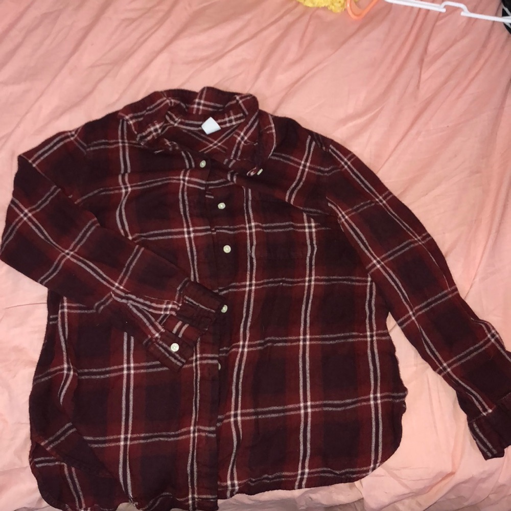 Maroon flannel from Old Navy!